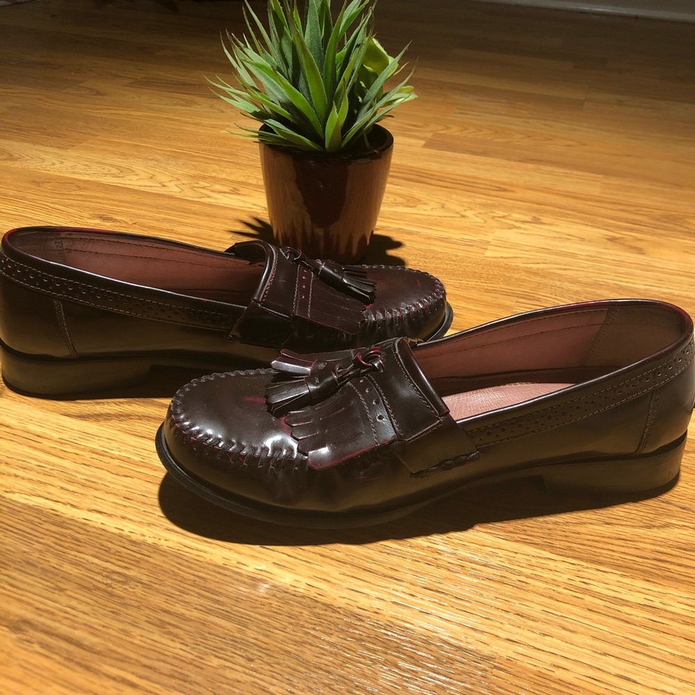 ⏱FINAL SALE⏱Wine Leather Bass Loafers - Picture 4 of 7